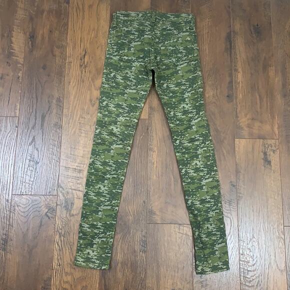 Rag & Bone Digital Camo Army Green Skinny Jeans - Picture 8 of 11